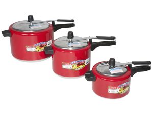 Kit Panela de Pressão (Vermelho)